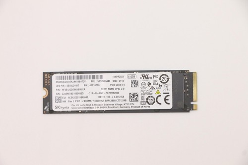 5SS0V26442 SSD_ASM 512G M.2 2280 PCIe3x4 SKH OP