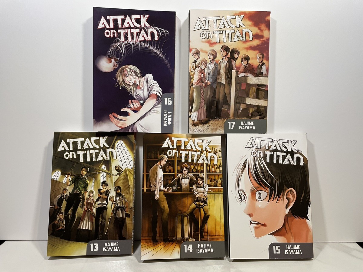 Attack On Titan Manga Vol 1-34 Complete Set English * Bonus