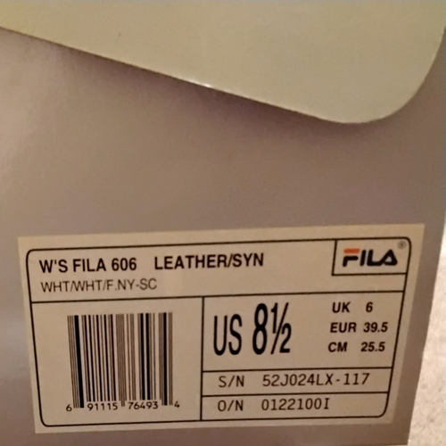 Fila Disruptor 2 Größe 8,5 Damen-Sneaker – weiß gebraucht, in einwandfreiem Zustand - Bild 6 von 6
