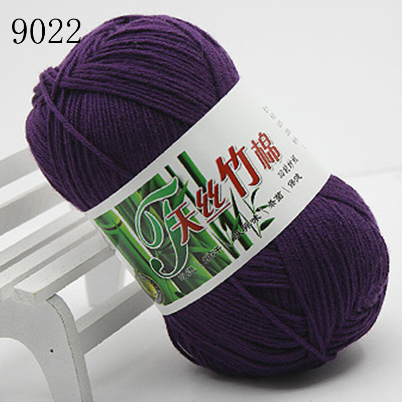 60 Colors 50g Super Soft Bamboo Crochet Cotton Yarn – Wool Blend, Knitting Yarn For Baby & Accessories