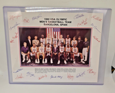1992 Olympics USA Dream Team Men's Basketball 8 X 10 Photo
