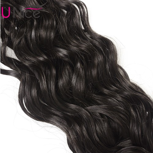 UNICE Brazilian Natural Wave Bundle estensioni capelli umani intrecci capelli vergini US - Foto 9 di 12