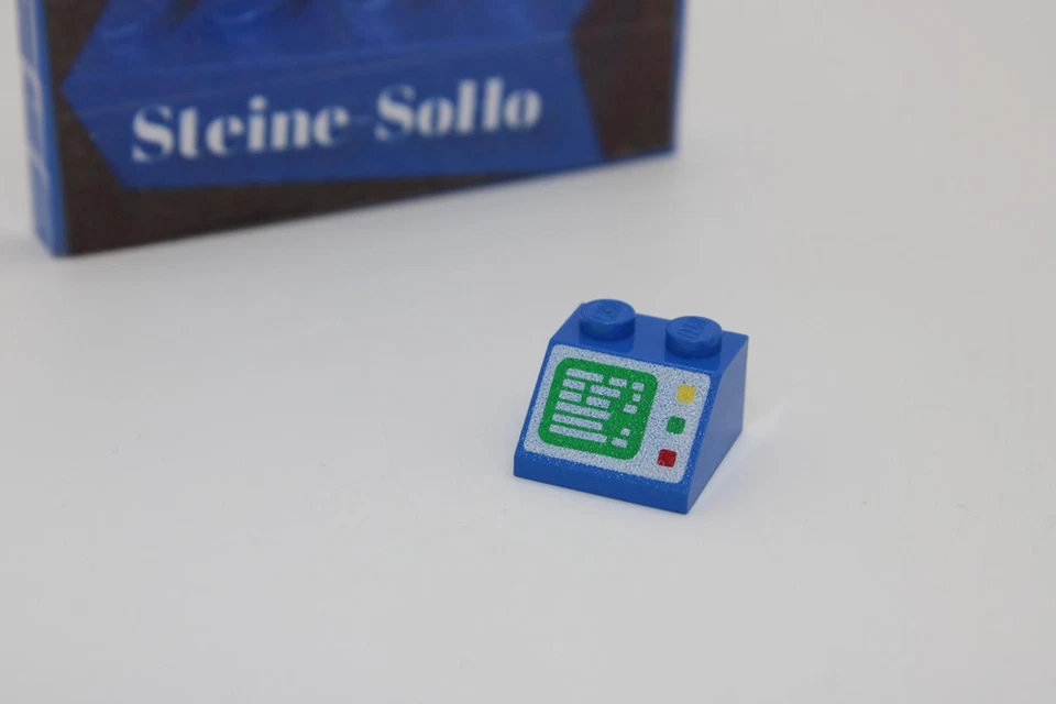 Lego (c) 1x Space Computer - Classic - blau - 3039p23 - Weltraum Zubehör - Bild 1 von 1