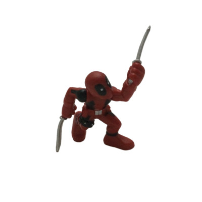 Marvel DEADPOOL With Swords Action Figure 2'' Tall 2007 1:48 Scale
