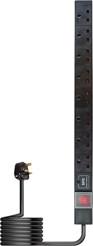 PDU Rack UK Sockets 13A Plug Power Distribution Units Vertical 8, 12 Way SURGED - Picture 7 of 11