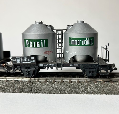 Märklin HO 26504 Fireless Steam Locomotive with two Dust Silo Wagons from Henkel - 第 7/10 張圖片