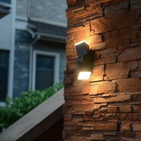 Shada Led Aussenleuchte Up&Down Wandleuchte 340° Anthrazit 13W 1200Lm 2700K IP54