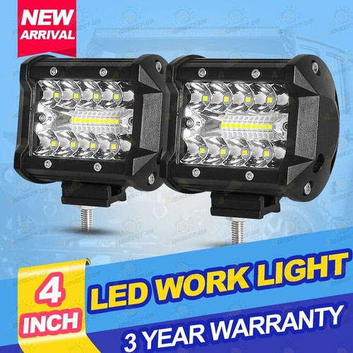 2X 4inch Led Work Light Bar Pods Combo Fog Driving Offroad SUV ATV UTV Truck Car - 第 1/10 張圖片