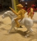 1960’s Cowboys On Horses Molded Plastic — photo 3