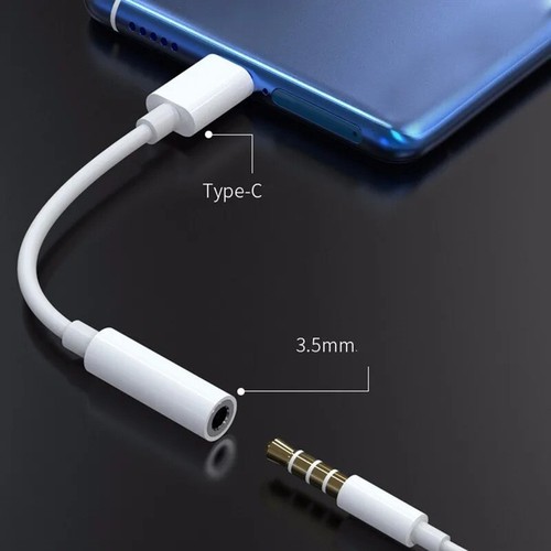 USB TYP C DO 3,5mm AUDIO ADAPTER JACK DO ANDROIDA I NAJNOWSZEGO, IPHONE - Zdjęcie 5 z 11