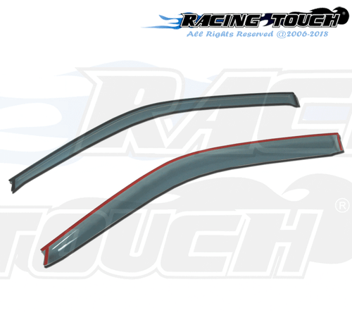 For Mazda RX-8 03-12 Ash Grey Out-Channel Window Visor Sun Guard 2pcs - Picture 1 of 6