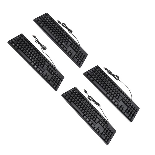 K1800 Minority Language Keyboard 104 Keys 4.9ft Cable Ergonomic Design USB W VIS - Picture 5 of 24