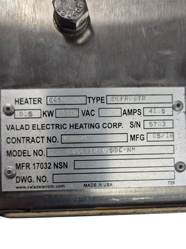 Defroster/De-Icer Forced air heater C450-AC C450 (AC) - Picture 5 of 5