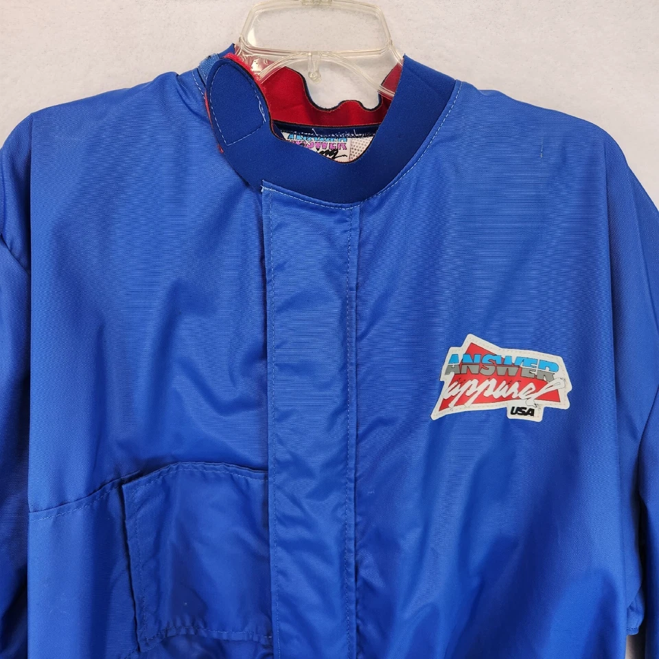 Chaqueta de carreras Answer Apparel para hombre azul talla XL Foto 3 de 4