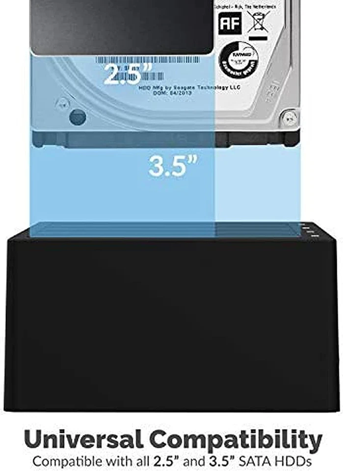 Sabrent 4-Bay USB 3.0 SATA 2.5"/3.5" SSD/HDD Docking Station (DS-U3B4) - Image 4 of 4