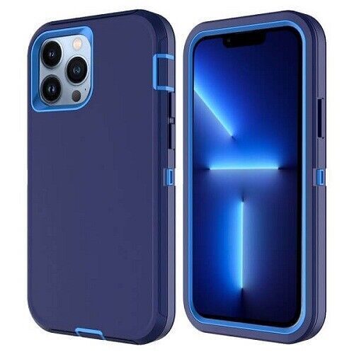 Funda protectora híbrida resistente a prueba de golpes Defender a prueba de golpes para iPhone 14 Pro Max Plus - Imagen 18 de 26