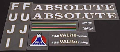 sku Fuji-S126 Fuji Finest Bicycle Chrome Decal Set