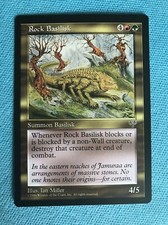 MTG Magic the Gathering - Rock Basilisk x 1 - Mirage - Near Mint NM