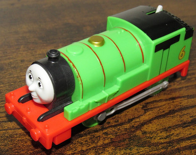 Thomas & Friends Track Master PERCY Motorized GREEN Engine Train 2013