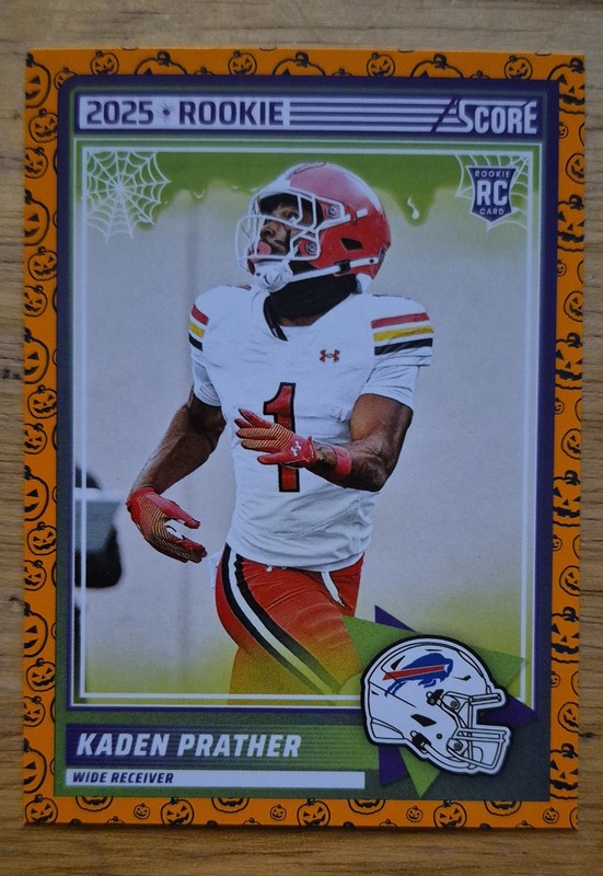2025 Score - Rookies Kaden Prather #19 Pumpkin (RC)