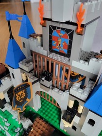 Lego 6098 6091 Knights Kingdom KING LEO'S CASTLE Complete / Read Description 