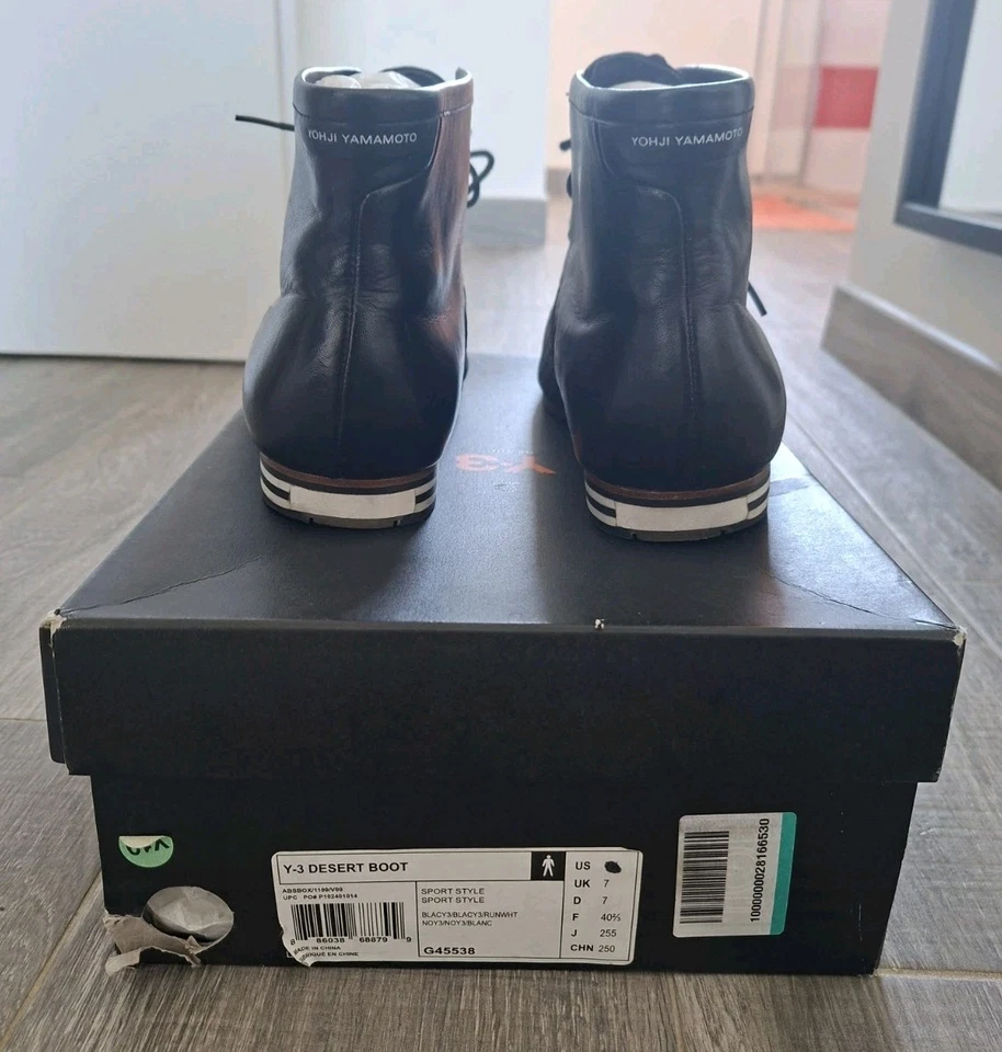 Adidas Y-3 Yohji Yamamoto Sneakers Desert Boot EU 40 2/3 - UK 7 - US 7 1/2 - Photo 4/4