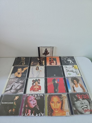 Legendary Women Of Music CD Lot Of 17- Mariah Whitney Janet Braxton Tina Sinead