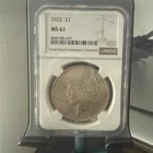 1922 $1 Peace Dollar NGC MS61