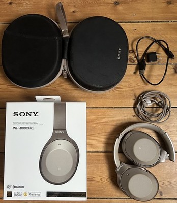 Sony WH-1000XM2 Over-Ear Bluetooth Kopfhörer, Goldfarbe, OVP