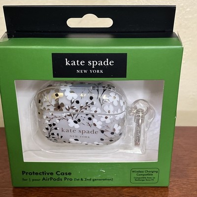 Kate Spade NY- Protective Case for Apple Airpods Pro 1st & 2nd Gen - Floral
