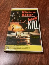 EASY KILL VHS 1990 CLAMSHELL CASE LOS ANGELES MOVIE STALLONE BADER AUST RARE
