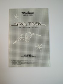 Vectrex Star Trek Game With Box Manual & Overlay COMPLETE TESTED
