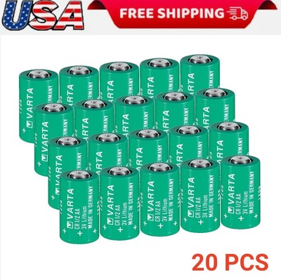 20-Pack CR1/2AA VARTA 3V Series Lithium 950mAh 1/2 AA Lithium Battery US