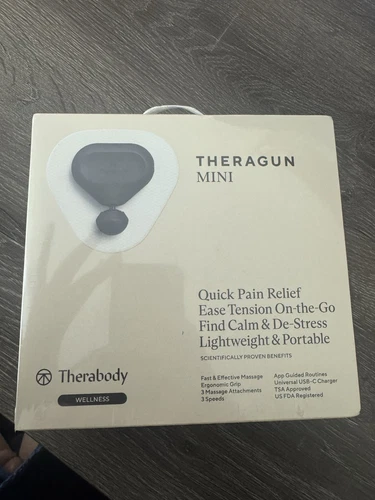 Therabody Theragun Mini 2nd Gen Black Hand Held Mini Massager