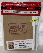 Unsolved Case Files Ashcroft, Harmony - Cold Case Murder Mystery Party Game New