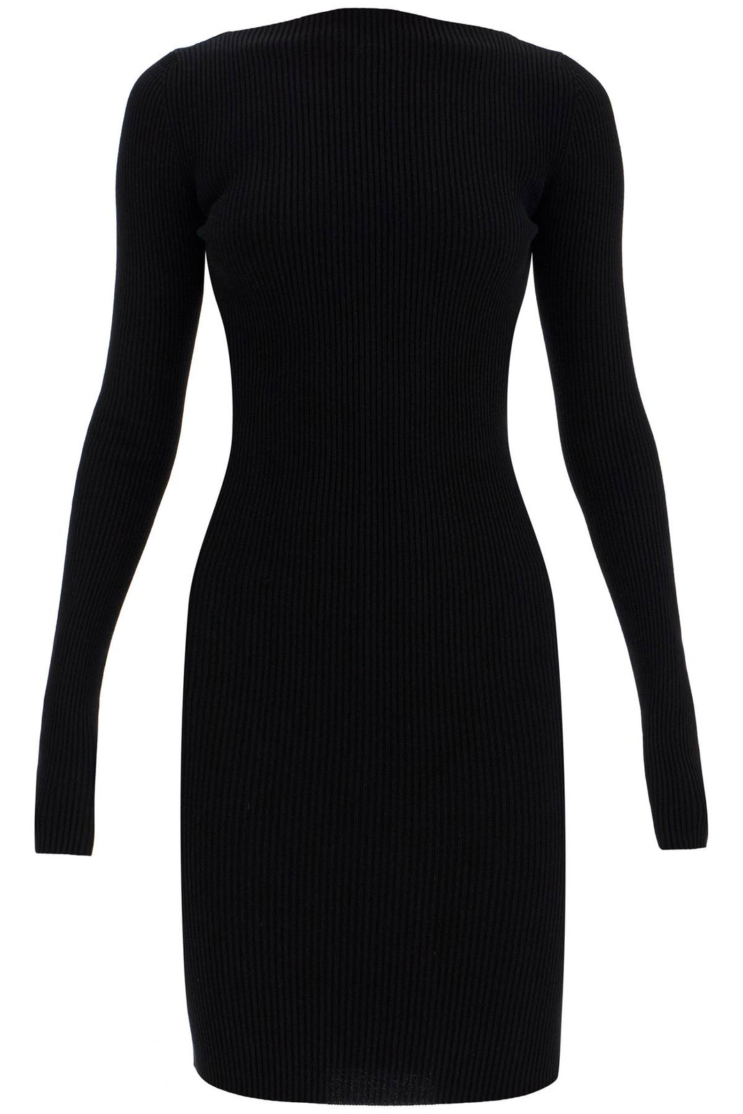 Трикотажное платье Al RICK OWENS Woman Sz. L STANDARD RP02D3616RIBVI 9 ЧЕРНЫЙ