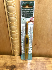 Clover Soft Touch Crochet Hook Size H, 5.0 mm, NIP, Made in Japan