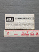 Instruction manual for Airfix Fairey Battle - 1:72