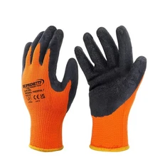 Thermal Winter Builders Latex Coated Work Gloves Gardening Construction