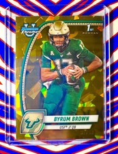 2024 Bowman Chrome U Sapphire Byrum Brown 1st Bowman Gold Refractor /50 #34