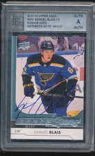 2017-18 upper Deck Series 2 Samuel Blais YG Young Guns Auto ACA COA Toronto A145