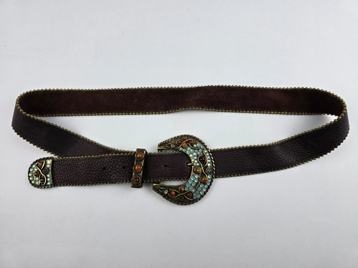Studded Orange Belts for Women for sale | eBay display picture 1