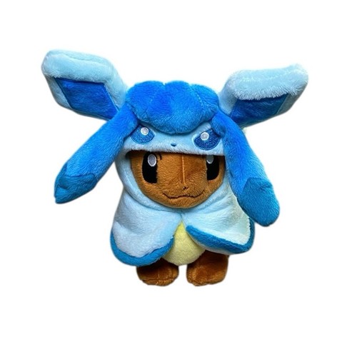 Pokemon Center Limited Release Glaceon Poncho Eevee Plushie