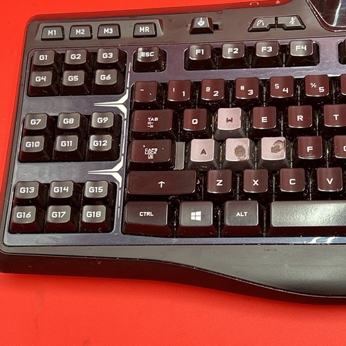 Logitech G510 USB Wired Gaming Keyboard LCD Display Y-U0010 Black TESTED & WORK - Picture 2 of 7