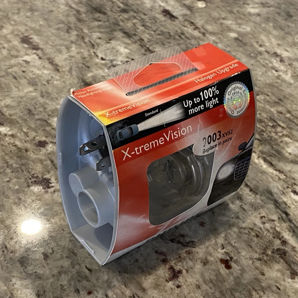 2件装全新飞利浦9003 Extreme Vision 9003XVS2灯泡 — 第 2/4 张图片