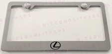 Lexus F Sport Stainless Steel Chrome Finished License Plate Frame Rust Free
