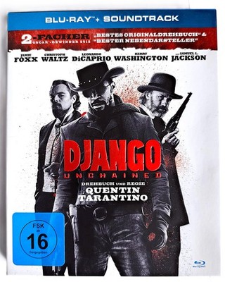 DJANGO  UNCHAINED          Blu-ray  +  Soundtrack              Zustand sehr gut