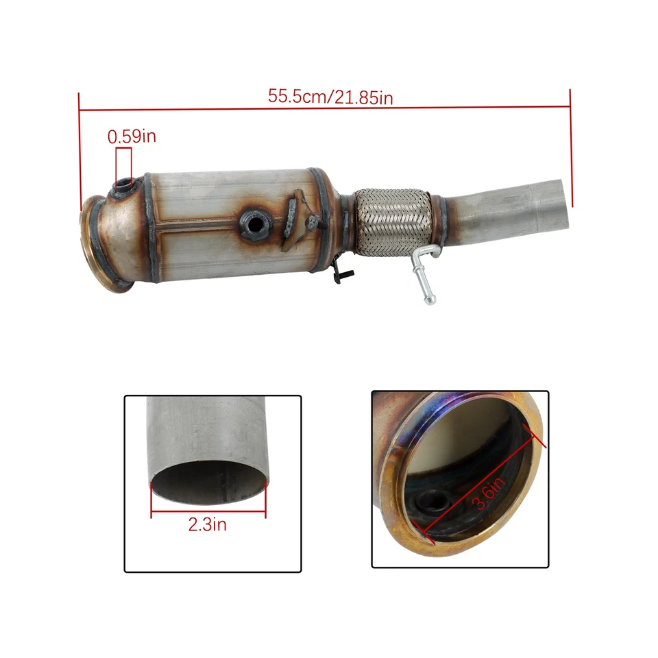 For BMW 228i 320i 328i xDrive 428i 2.0L 2012-2016 2017 New Catalytic Converter - Image 2 of 4