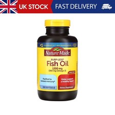 Nature Made, Fish Oil, Burp-Less, 1,200 mg, 200 Softgels