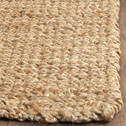 Natural Fiber Collection Area Rug - 8' x 10', Natural, Handmade Farmhouse Jut... - Picture 4 of 7